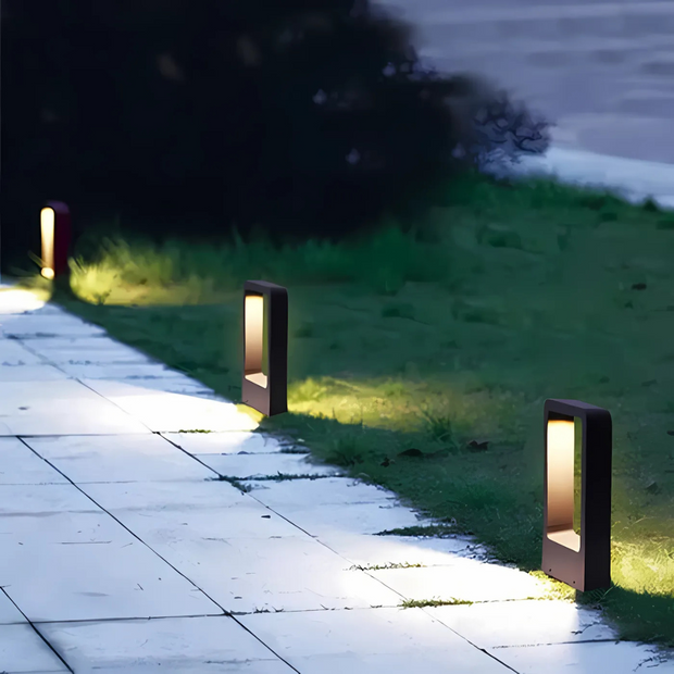 Tierfreundliche Gartenbeleuchtung mit LED Außenlampe schwarz wetterfest IP44