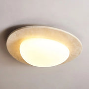 Travertin Deckenleuchte skandinavisch warmes Licht Wohnzimmer Schlafzimmer