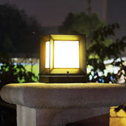 led außen stehlampe modern wetterfest garten beleuchtung aluminium kubus design