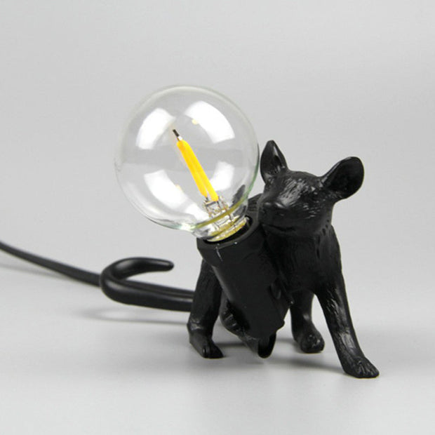LichtMaus Art Deco Nachtlampe mit Mausfuß für Schlafzimmer