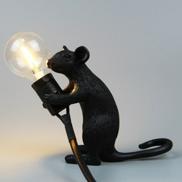 LichtMaus Art Deco Nachtlampe mit Mausfuß für Schlafzimmer