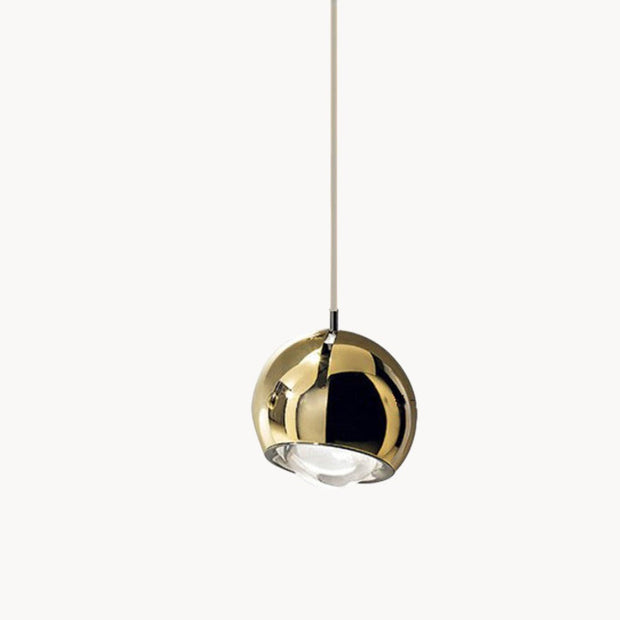 Aurélux Pendelleuchte, silberner und goldener, LED-Hängelampe, 90-260V, nicht dimmbar