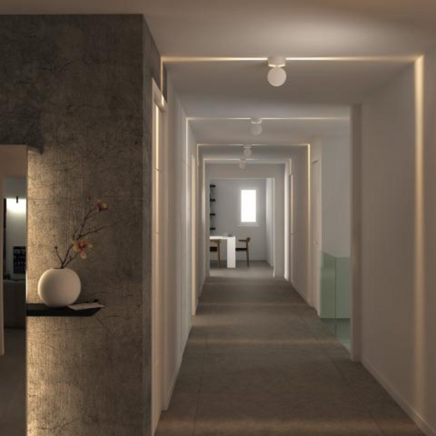 LichtOrbit 360 LED Lampe außen innen drehbar modern IP65 wetterfest