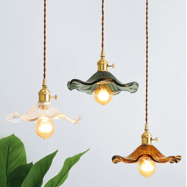 Floral LED Pendelleuchte  einstellbare Aufhängung Deckenlampen