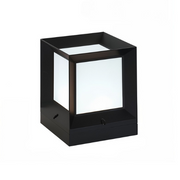 moderne außenlampe für einfahrt und garten wetterfest mit led