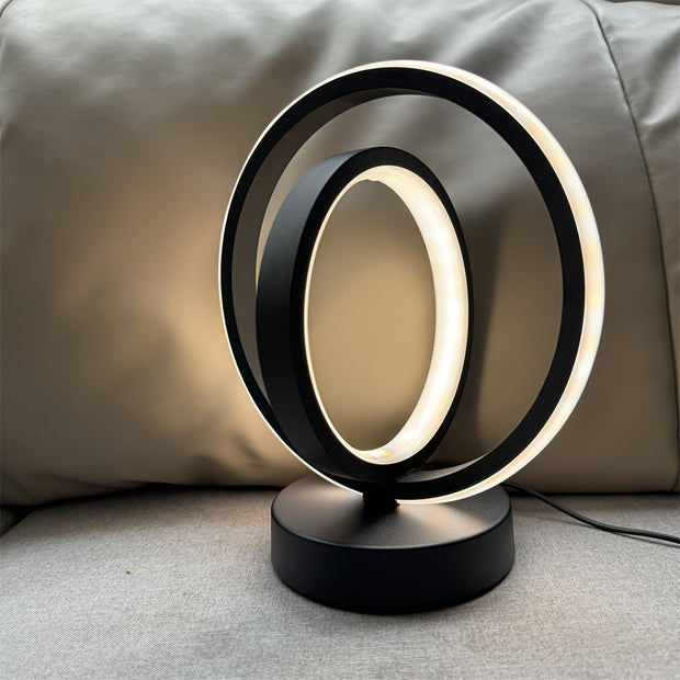 Elegante dimmbare USB LED Tischlampe für Schlafzimmer Wohnzimmer Büro