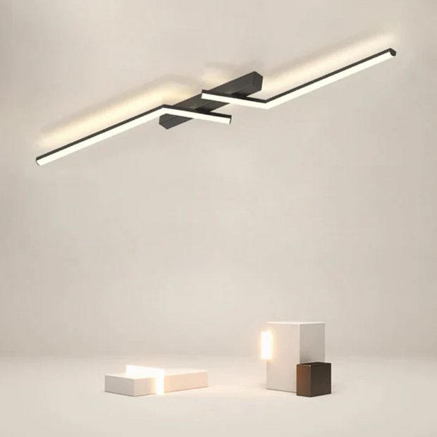 Moderne LED Deckenleuchte Wohnzimmer Schlafzimmer dimmbar warmweiß