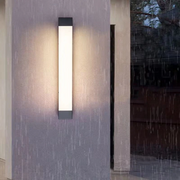 LumenLuxe moderne LED Außenwandleuchte für Garten Terrasse und Hauswand