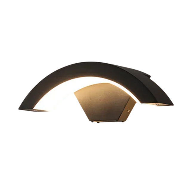 LichtGlanz Außenwandlampe IP65 wasserdicht modern LED langlebig elegant