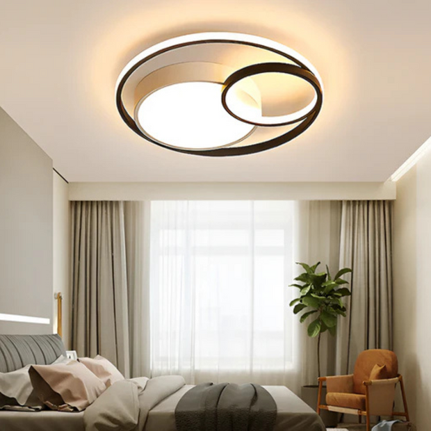 LumaKreis LED Deckenlampe dimmbar modern energiesparend Designlampe Wohnzimmer Schlafzimmer