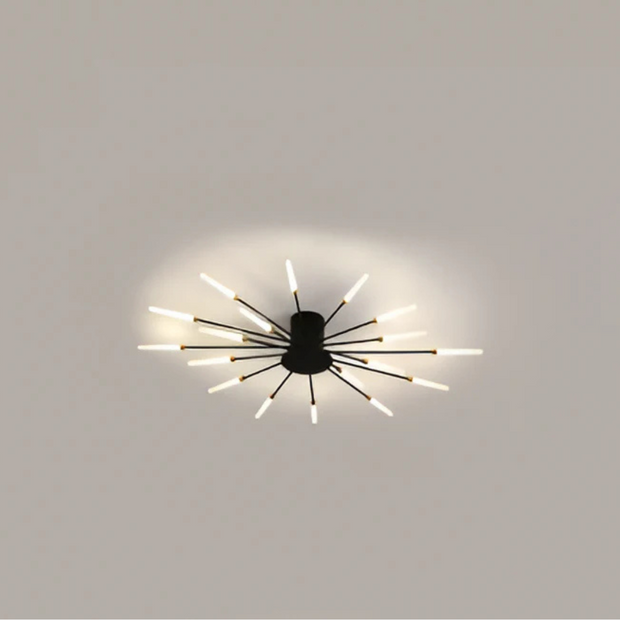Moderne LED Deckenleuchte Wohnzimmer energiesparend 15m2 LuxHalo