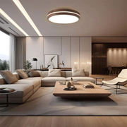 Holz LED Deckenleuchte Wohnzimmer Modern Skandinavisch Holzoptik