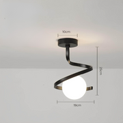 Moderne LED Deckenleuchte Wohnzimmer Schlafzimmer energiesparend stilvoll