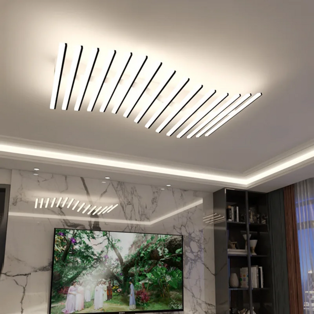 NordLuma LED Deckenleuchte skandinavisches Design für Wohnzimmer und Schlafzimmer
