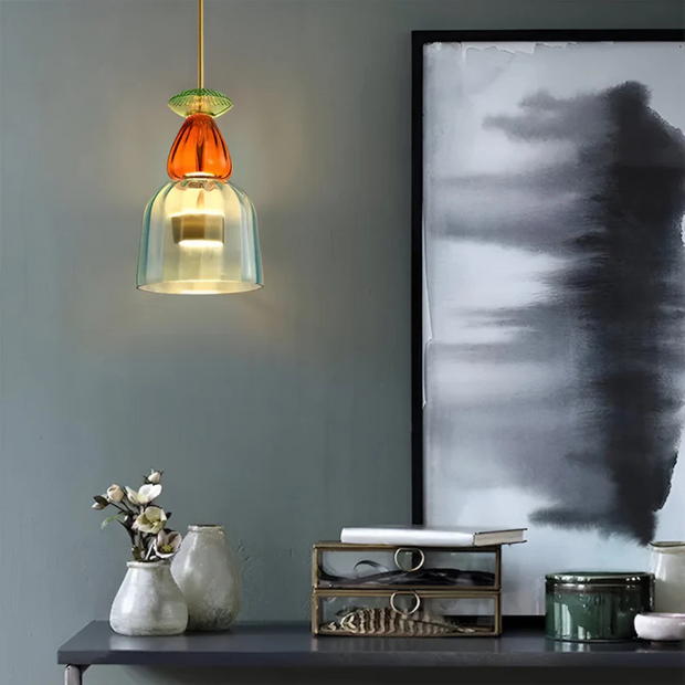 Skandinavische Pendelleuchte bunt für Esszimmer und Wohnzimmer modern