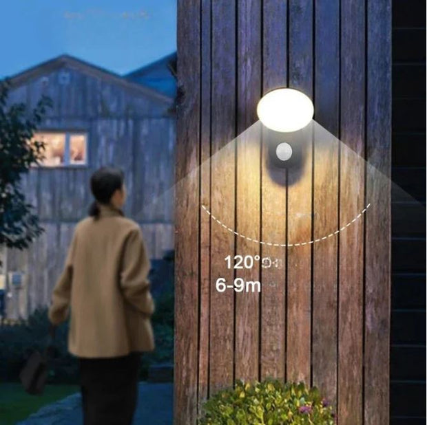 Lichtschild Bewegungslicht für Außen mit PIR Sensor wetterfest LED Außenlampe