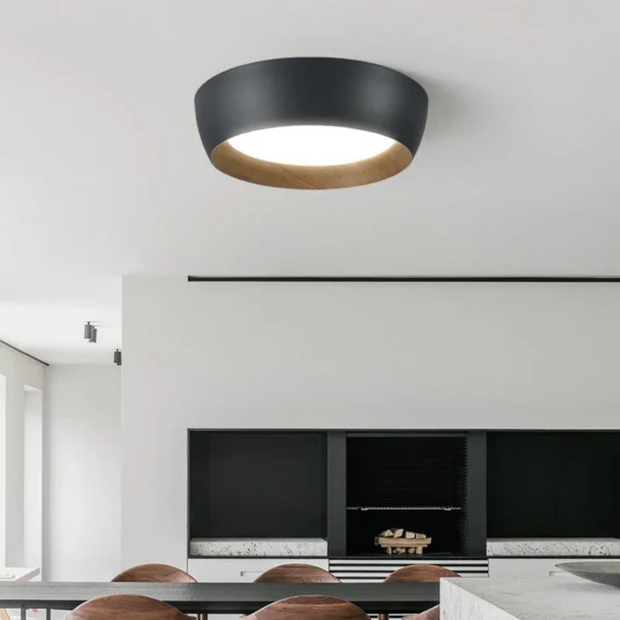 Skandinavische LED Deckenleuchte NordLuma für Wohnzimmer Schlafzimmer Flur