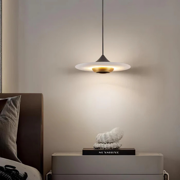 Marmor Hängelampe Wohnzimmer Schlafzimmer LED Designlampe Modern