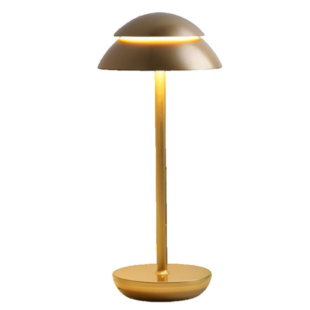 Elegante dimmbare LED Tischlampe kabellos aus Aluminium für stilvolles Zuhause