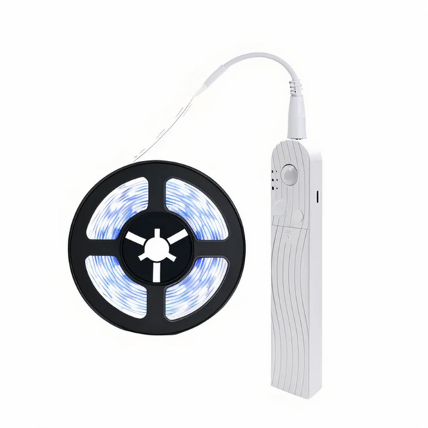 LumoSens LED Lichtleiste mit Bewegungsmelder kabellos für Treppen Bett Kleiderschrank