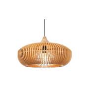 ZenLicht Holzpendel Japandi Hängelampe Esszimmer Holz Lampe Wohnzimmer