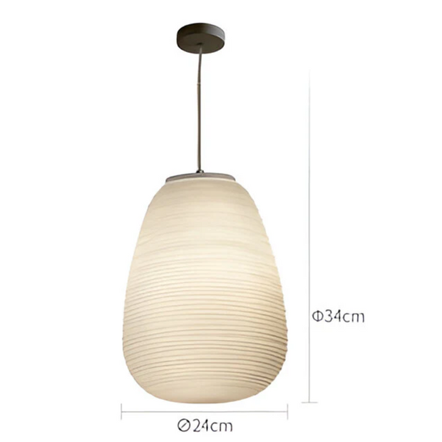 Skandinavische Pendelleuchte für Esstisch Wohnzimmer Schlafzimmer Glaslampe Modern