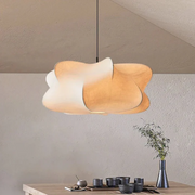 Japanische Wabi Sabi Pendelleuchte für Wohnzimmer oder Esstisch