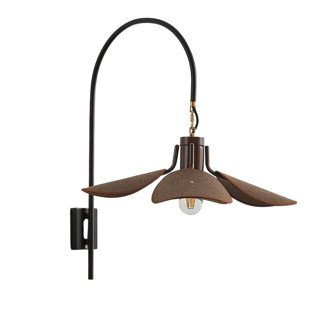 Blumen Wandlampe