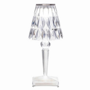 KristallGlanz LED Tischlampe mit Kristalloptik für stilvolle Beleuchtung im Schlafzimmer oder Wohnzimmer