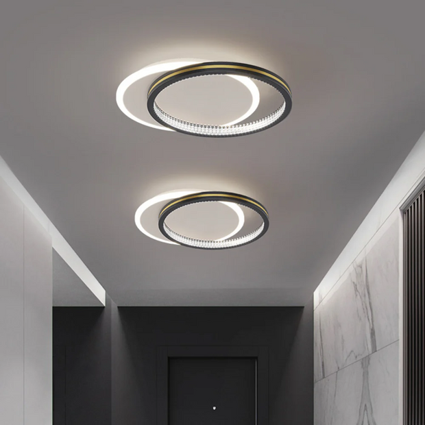 LumoForma moderne LED Deckenleuchte mit 3 Lichtfarben und elegantem Design