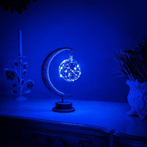 MondGlanz LED Mondlampe für Schlafzimmer Wohnzimmer Kinderzimmer