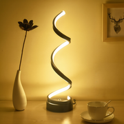 LichtSpirale LED Tischlampe dimmbar modern energiesparend für Wohnzimmer und Büro