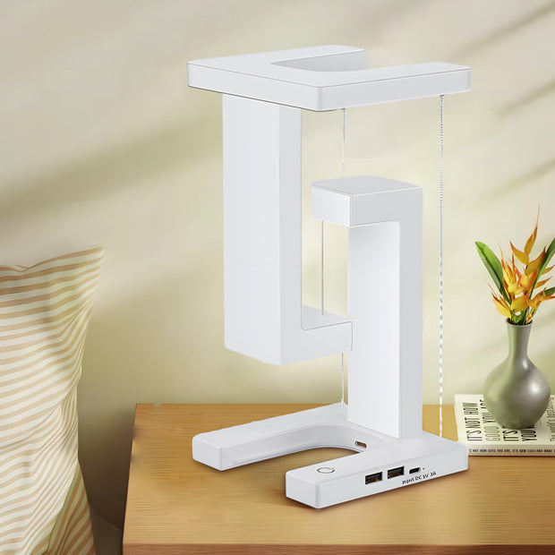 SchwebeLicht Aura moderne LED Tischlampe mit kabellosem Laden