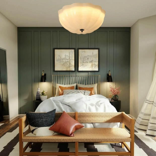 Deckenlampe Muscheln Wohnzimmer Schlafzimmer LED Modern Elegante Deckenleuchte