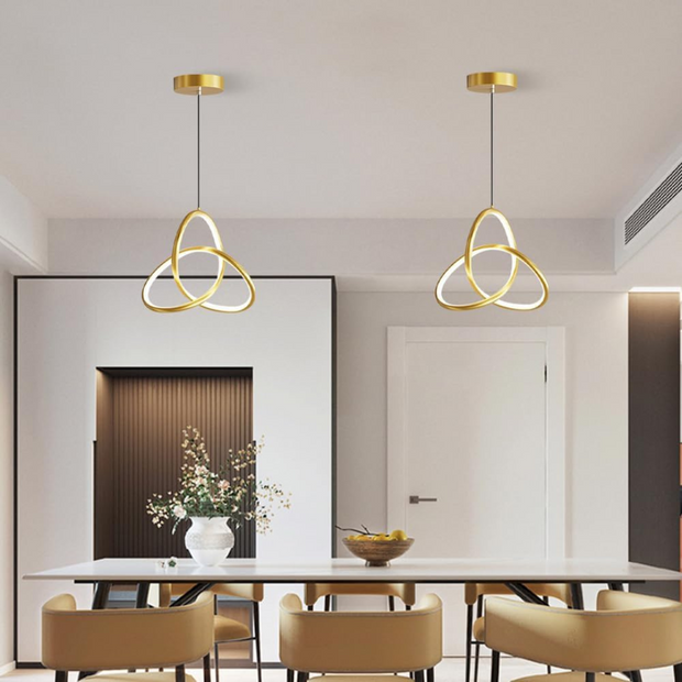Design Pendelleuchte Esstisch modern LED Esszimmerlampe stilvoll Aluminium
