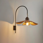 Blumen Wandlampe