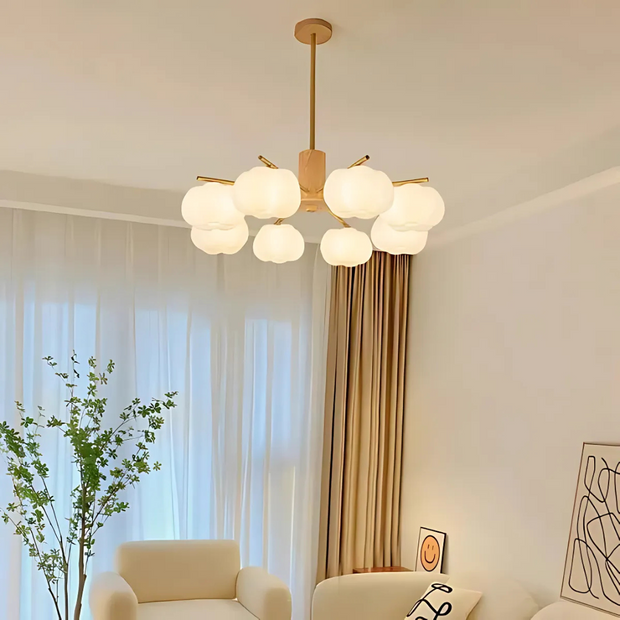 Moderne Deckenleuchte Holz Kinderzimmer LED Wohnzimmerlampe
