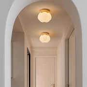 Holz Deckenlampe LED warmweiß Wohnzimmer Schlafzimmer elegant
