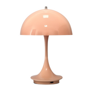 moderne led tischlampe mit touch dimmer pilz design usb aufladbar