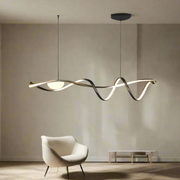 Moderne LED Hängeleuchte Schwarz Dimmbar über Esstisch Wohnzimmer kaufen