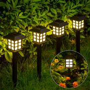 Solar Gartenlampe schwarz LED außen tierfreundlich wetterfest ohne Kabel