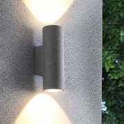 Wetterfeste moderne Außenwandleuchte aus Zement für Garten und Terrasse kaufen