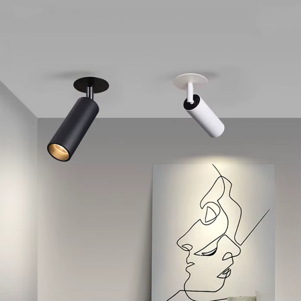 Moderne LED Deckenleuchte Wohnzimmer Schlafzimmer Aluminium rund