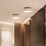 Travertin Deckenlampe Retro Design Wohnzimmer Naturstein Warmes Licht