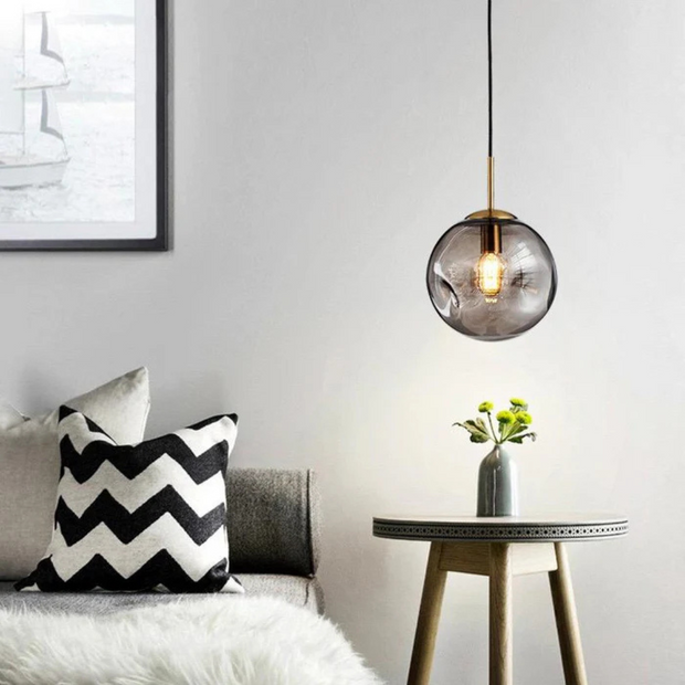 Design Glas Hängelampe modern für Esstisch Wohnzimmer Küche