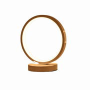 GlanzAura Tischleuchte Gold Weiß Modern für Wohnzimmer Schlafzimmer Büro