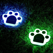 tierfreundliche solar außenlampe PfotenLicht für Garten Weg und Terrasse