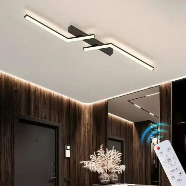 Moderne LED Deckenleuchte Wohnzimmer Schlafzimmer dimmbar warmweiß