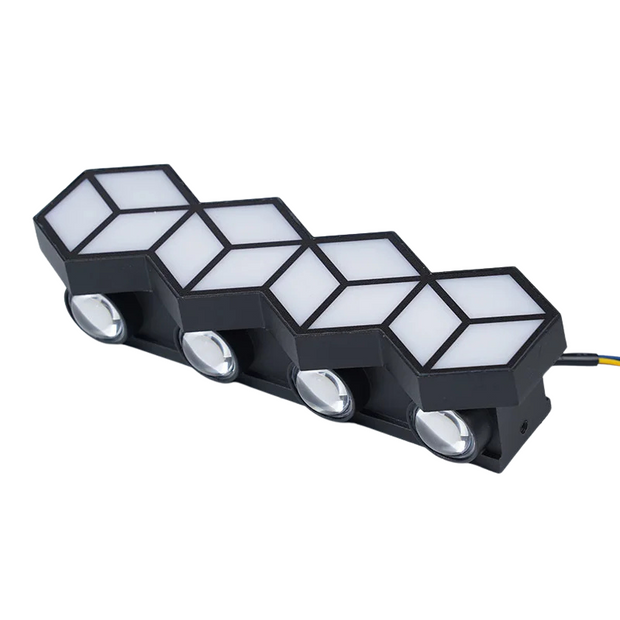 WetterLicht LED Wandlampe außen wetterfest modern IP65 energieeffizient