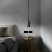 Industrielle Hängelampe aus Beton für Esszimmer und Wohnzimmer modern stilvoll